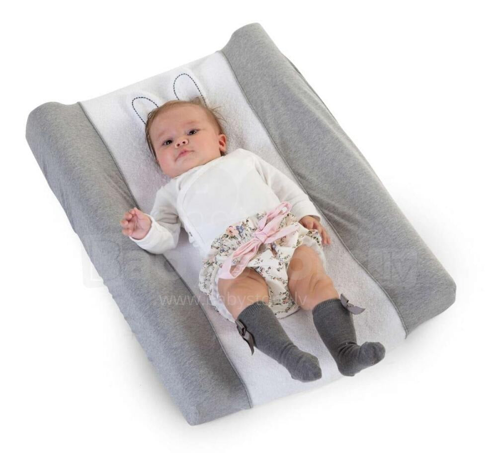 Changing Cushion Cover Rabbit Jersey Grey